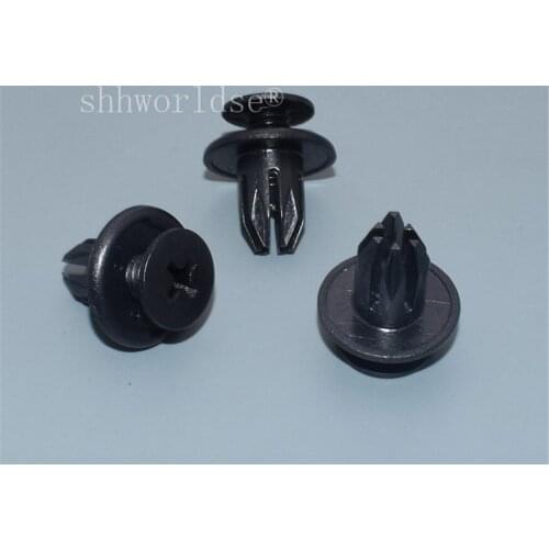 Shhworldsea 100PCS Front & Rear Bumper Push-Type Retainer For Legend 1991-On 91503-SP0-003 Fasteners For Cars Auto Clips