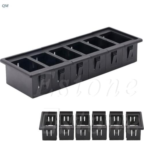 6 Rocker Switch Clip Panel Assembly Patrol Holder Housing For ARB Carling Style 13MF