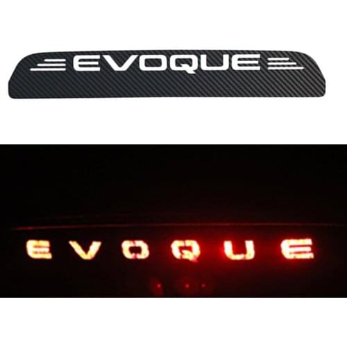 Additonal Brake Light Sticker Decorative Carbon Fiber High Mount Stop Lamp Cover For Land Rover Evoque Car Styling