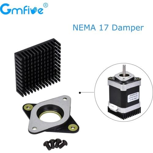 GmFive NEMA 17 Stepper Damper Motor Meal&Rubber Vibration Imported genuine shock absorber For 42 Stepper Motor 3D Printer Parts