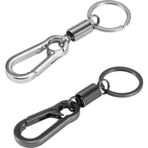 Carabiner keychain key ring spring key chain simple car keychain for men sleutelhanger chaveiro llaveros hombre
