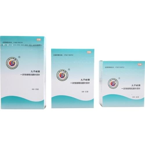 500pcs/box Acupuncture Needle Single Use Disposable Sterile filiform needle Beauty acupressure0.16/0.18/0.20/0.30/0.35mm