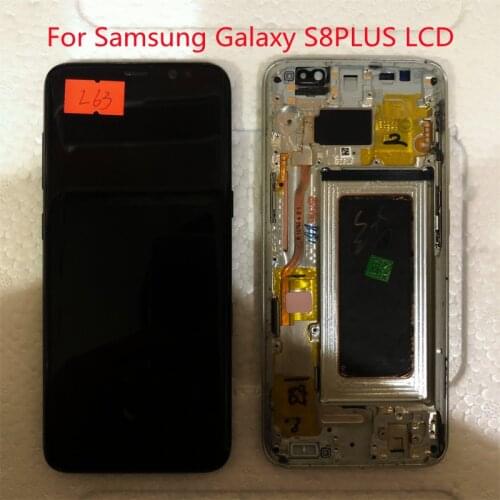 Original For Samsung Galaxy S8PLUS LCD With Frame G955 G955F G955U Touch Screen Touch Screen Assembly Somewhat or wired 2