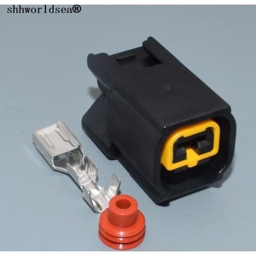 Shhworldsea 1 Pin QLW-A-1M QLW-A-1F Waterproof Automotive Connector Female 7222-2418-30