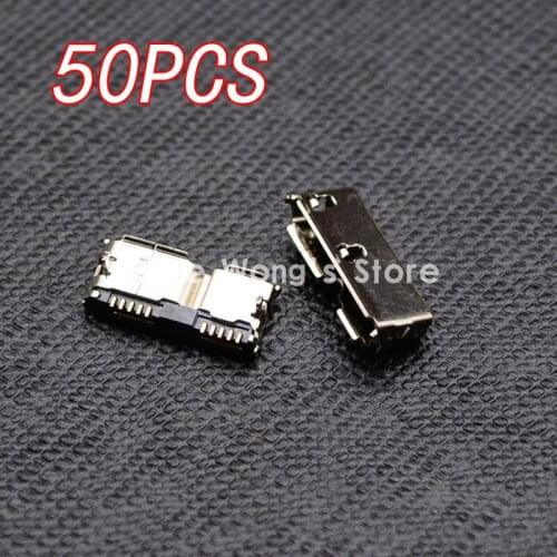 High Quality 50pcs HI-Speed Micro USB 3.0 Female 10Pin DIP SMT Socket PCB Soldering Connectors