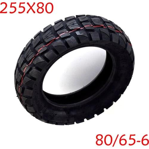 80/65-6 255x80 Tubeless tyre Tire For Electric Scooter Refitted Thick Tire Vacuum Road Tire Dirt Bike Mini Moto