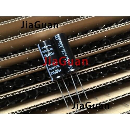 10PCS NEW RUBYCON PHOTO-FLASH 330V100UF 12x31MM Flash Electrolytic Capacitor 100uF/330V FW 330v100uf