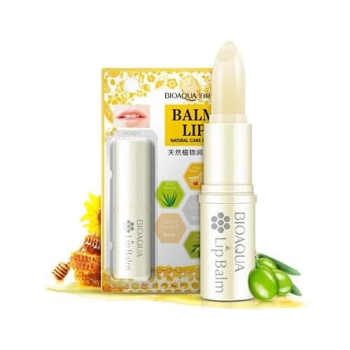 100% Natural Pure Aloe Honey Moisturizing Lip Balm Colorless Repair Wrinkles Woman Winter Nutritious Lipstick Beauty