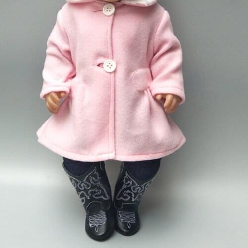 18 inch girl Doll clothes Plaids and tweeds tights for Baby doll new Born Doll clothes 18" doll coat pants