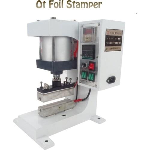 220V 1 SET Pneumatic bronzing machine, barge under bit machine heating, lace processing, Automatic gilding ZY-819-G