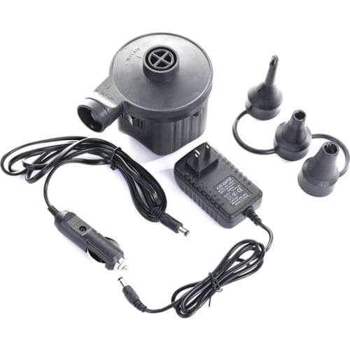 668C Portable Electric Air Pump Air Mattress Boat Car Auto Air Inflatable Pump For Car Home Use Camping Inflator