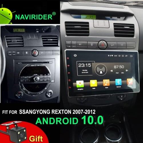 2 Din Car Stereo Multimedia Player Radio Android 10 Autoradio For SSANGYONG Rexton 2008 GPS Video Navigation 10.1Inch Head Unit