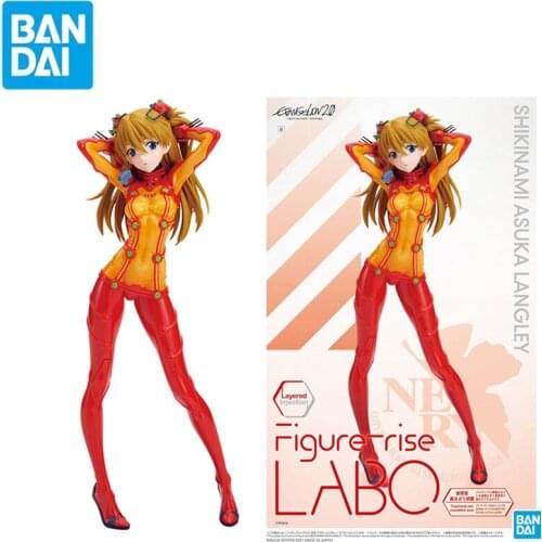Bandai Japanse Originele Anime Figuur Shikinami Asuka Rangur Langley Soryu Action Figure Montage Collectible Model Speelgoed V