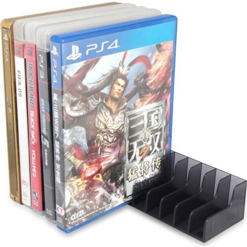 2 pcs/set CD Discs Storage Bracket Holder for Sony Playstation 4 PS4 Game Accessories for PS4 Slim Pro Game Disk Stand