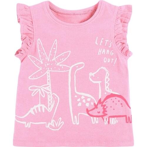 Bambino New Year 2021Tshirt for Girls Cartoon Summer Children Tops 2-7Years Little Kids Clothing Baby Costume Pure Cotton Shirt