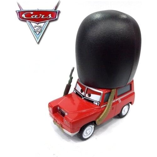 Disney Pixar Cars Sgt. Highgear Guard London Buckingham Palace Diecast Metal Toy Car For Children Gift 1:55 Loose Brand New