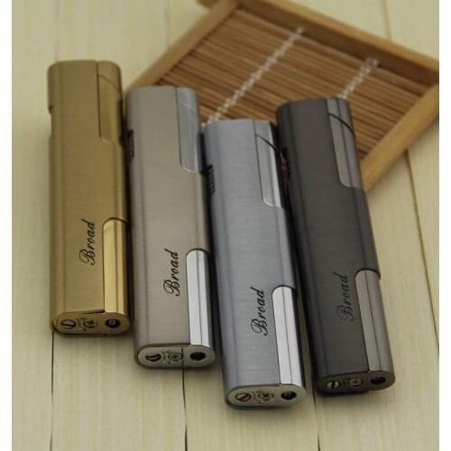 Classic Windproof Creative Metal Turbo Butane Gas Lighter Cigar Smoking Smoking Accessories Gadgets For Men