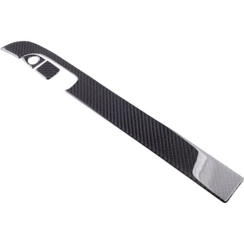 1 Set LHD Copilot Dashboard Storage Box Panel Cover Trim Carbon Fiber Fit for Dodge Challenger 2015 2016 2017 2018 2019 2020