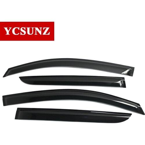 ABS black Side Door Window Visor For Toyota Chr Izoa 2017 2018 2019 2020 2021 4pcs Sun Guard Weather Shields