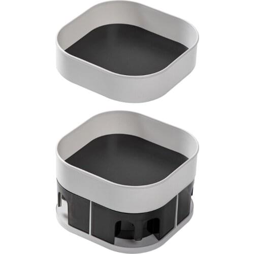 Kitchen Rotatable Spice Rack Organizer Triangular Drawer Sugar Bowl Salt Shaker Seasoning Container Spice Box Condiment