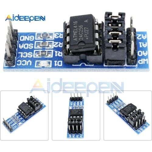 1Pcs AT24C256 24C256 I2C IIC Interface EEPROM Memory Module For Arduino