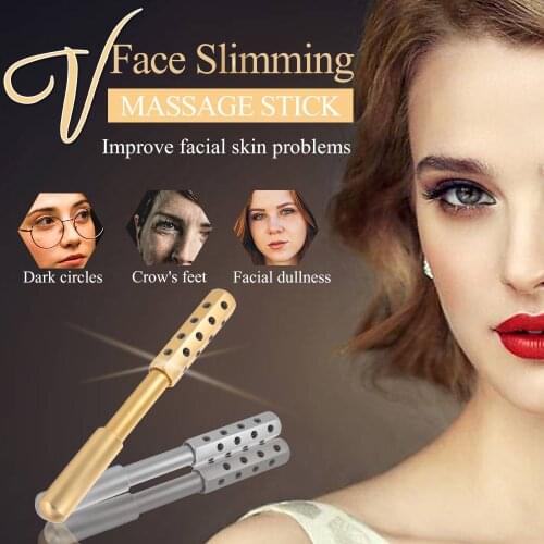 Men Beauty stick women Beauty stick Improve facial spots Beauty stick Black magnetic gold massage stick Men women detox beauty
