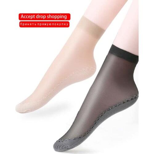 3/5/10 Pairs Socks Womens Cotton Transparent Ankle Socks Fashion Sexy Summer Woman Socks Black Short Sock Cheap Short Stockings