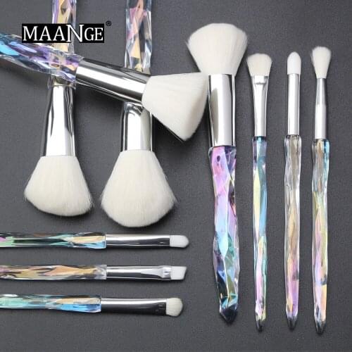 Factory Direct Sales MAANGE Ma'ang New 10 Makeup Sets Brush Cosmetic Tools Foundation Brush Set Gift for Women or Girl Hot Sale