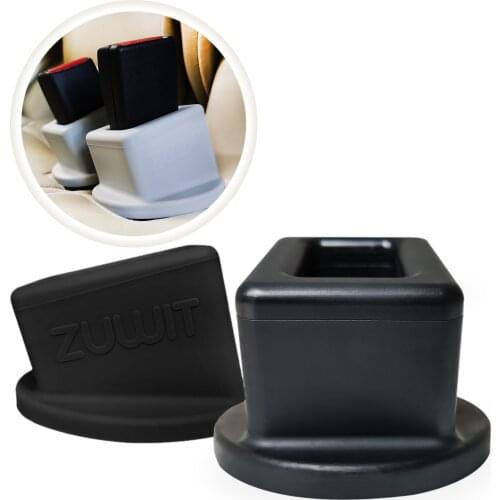 Car Seat Belt Buckle Holder Made of Environmentally Friendly Silicone & Children Can Safely Touch