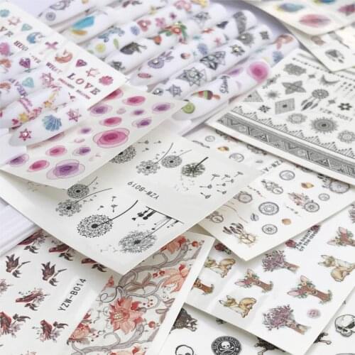 1 Sheet Water Decal Nail art Nail Sticker Slider Full Cover Sun Flower Daisy Lily Jasmine Primrose