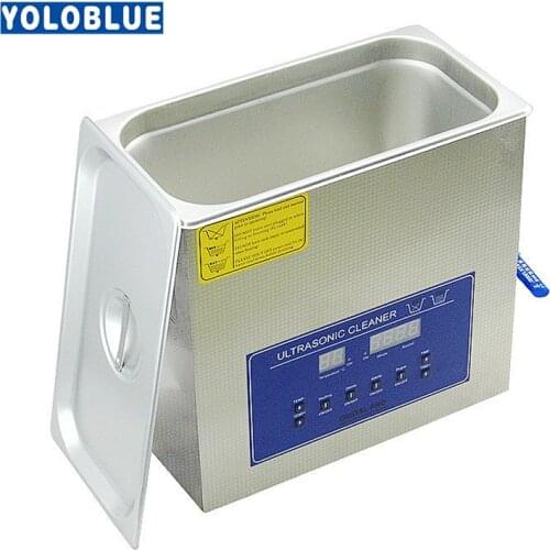 110V/220V 6L dual double frequency 28khz 40Khz digital ultrasonic cleaner cleaning machine
