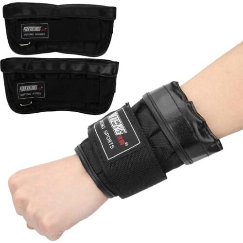 2pcs 1-6kg Ankle Weight Sandbag 1-4KG Adjustable Wrist Weight Sandbag for Body Building Fitness Running Exercise