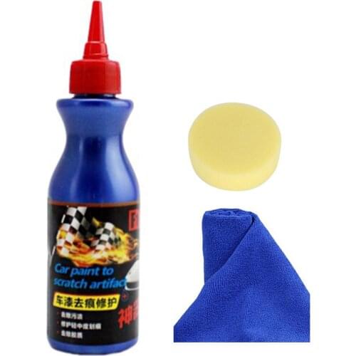3 Pcs/Set Car Body Scratch Remover Repair Pen + Soft Sponge + Towel Automotive Waxing Polishing Tool FB
