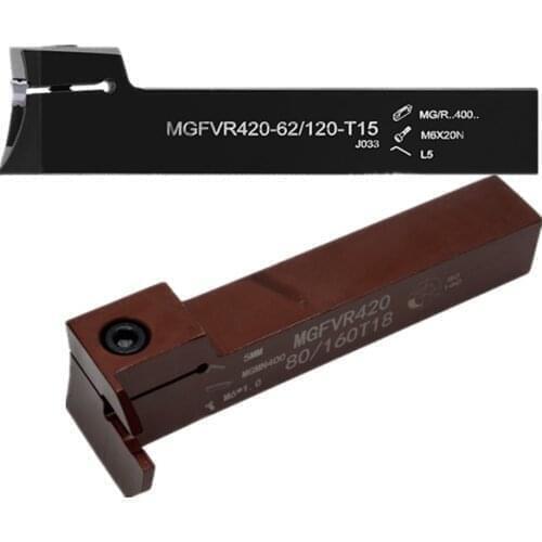 7-shaped face groove cutter MGFVR 25MM MGFVR325 double head Processing range 30 to 400 carbide insert MGMN300 MRMN slotting tool