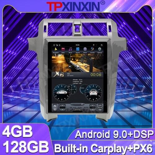 4+128G For Lexus GX400 GX460 2010 - 2019 Android Tesla IPS Vertical Big Screen Car Stereo Radio Multimedia Player GPS Navigation