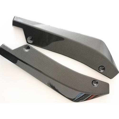 ABS Car Universal rear bumper spoiler diffuser For Peugeot 206 207 208 301 307 308 407 2008 3008 4008