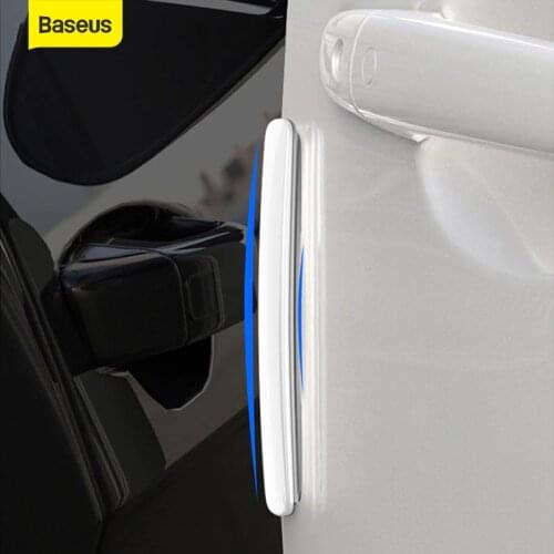 Baseus Car Anti-Collision Strip Car Door Guard 4Pcs Door Edge Trim Guards Anti-Scratch Sticker Car Door Edge Guards Bumper Strip