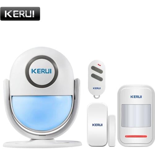 KERUI WP71 PIR Motion Sensor Security Alarm Detector Anti-theft Sensor Motion Detector Wireless Security Alarm System DIY Kit
