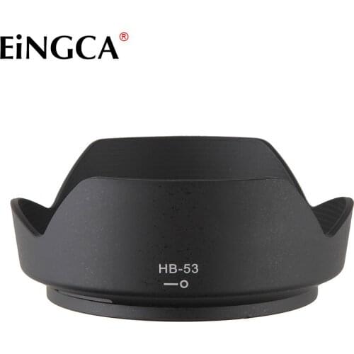 DSLR Camera Lens Hood HB-53 Bayonet Mount Fits for Nikon AF-S 24-120mm f/4G ED VR 77mm Filter Lens
