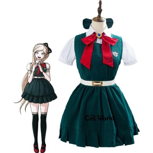 Danganronpa 2 Sonia Nevermind Dress Uniform Outfit Games Cosplay Costumes