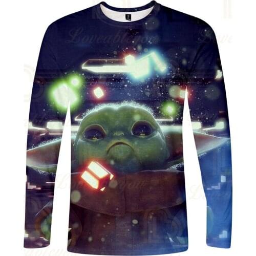 Disney Baby Child 3D Print Long Tee Men Women Children Casual Baby Hoodie Streetwear Boy Girl Kids Pullover