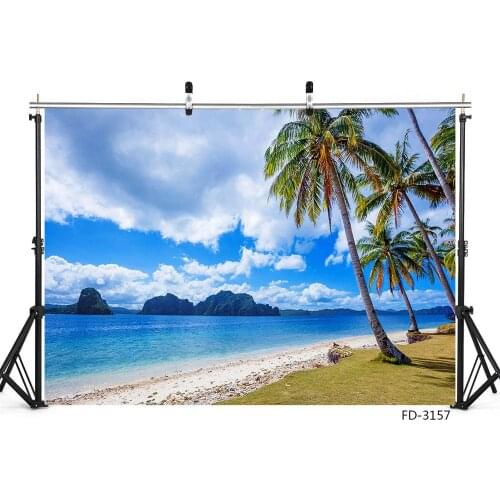 Seaside landscape art take baby pictures advertisement show the props of the photography studio in the background