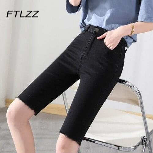 Женские рваные джинсы FTLZZ China At AliExpress