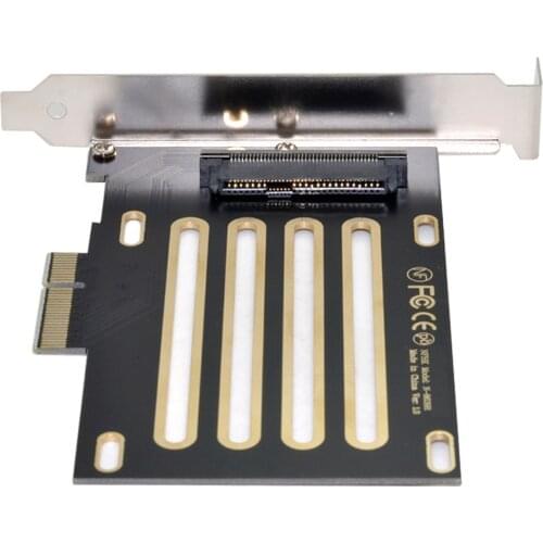 PCI-E 3.0 x4 Lane to U.2 U2 Kit SFF-8639 Host Adapter for Intel Motherboard & 750 NVMe PCIe SSD