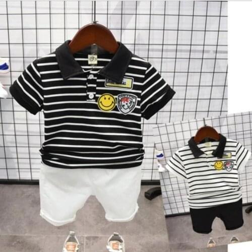Baby Boy Clothing Set Summer T-Shirt + Shorts 2pcs/Set Infant Clothes Baby Boys Clothing Cotton Short Sleeve Boy Sets 2-6Y