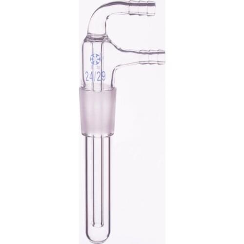 Cold finger condenser,Joint 24/29,Small nozzle outer diameter 10mm,Lower tube length 75mm/100mm/150mm/200mm,Straight condenser