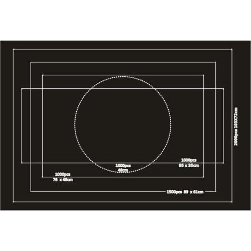 Puzzles Pad Jigsaw Roll Felt Mat Playmat With Accessories Puzzles Blanket For Portable Travel Storage Bag Storage Puzzle Mat