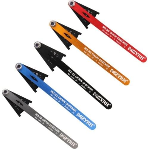 Multi-functional Bicycle Bike Chain Checker Wear Indicator Measuring Instrument Gauge Repair Checker Road Bike Accessori 2021