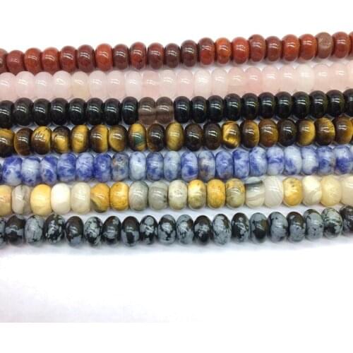 20 Colors Fashion Colorful Stone Beads Rondell 4x6 mm 15 inch Abacus Smooth Great For DIY Jewelry Making