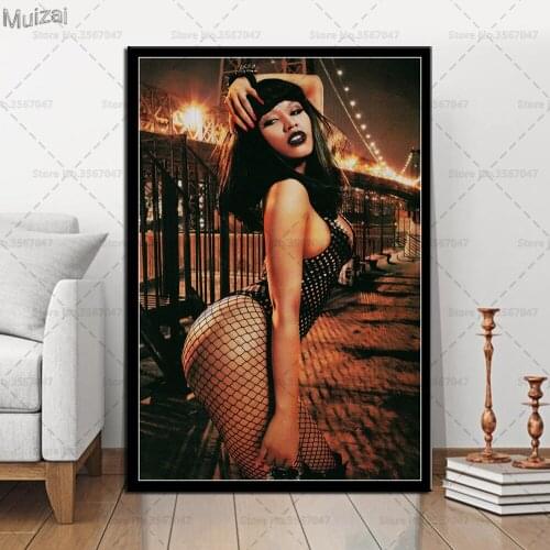 Nicki Minaj Poster Cute Sexy Girl Canvas Painting Posters and Prints Wall Art Picture for Living Room Home Decor